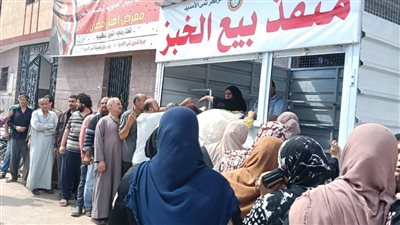  محافظ الدقهلية يفتتح المنفذ الـ 45 للخبز المدعم بتمي الأمديد