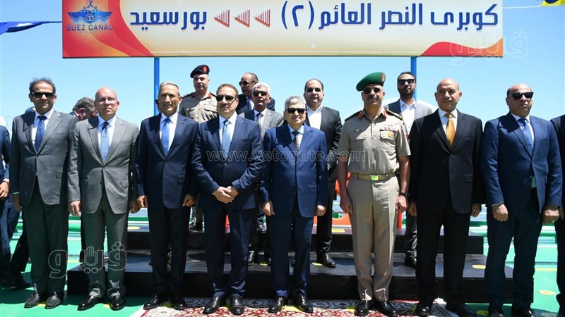 افتتاح الكوبري بحضور