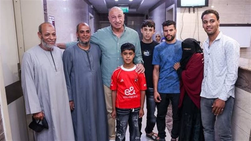  الخطيب يطمئن على