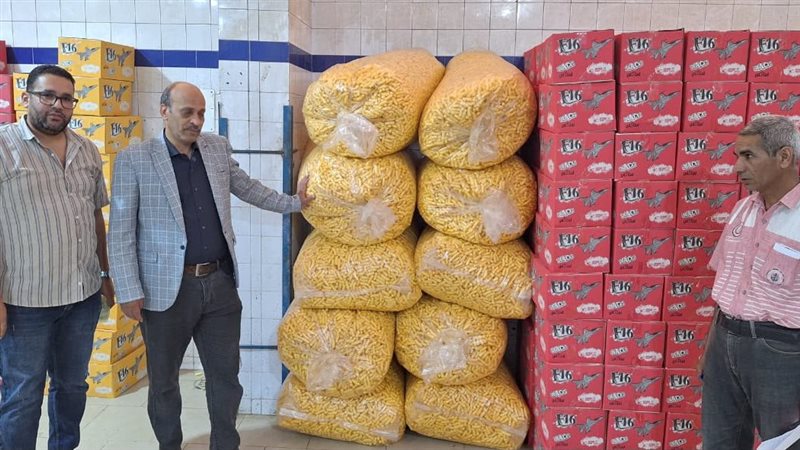 ضبط 11 ألف عبوة داخل