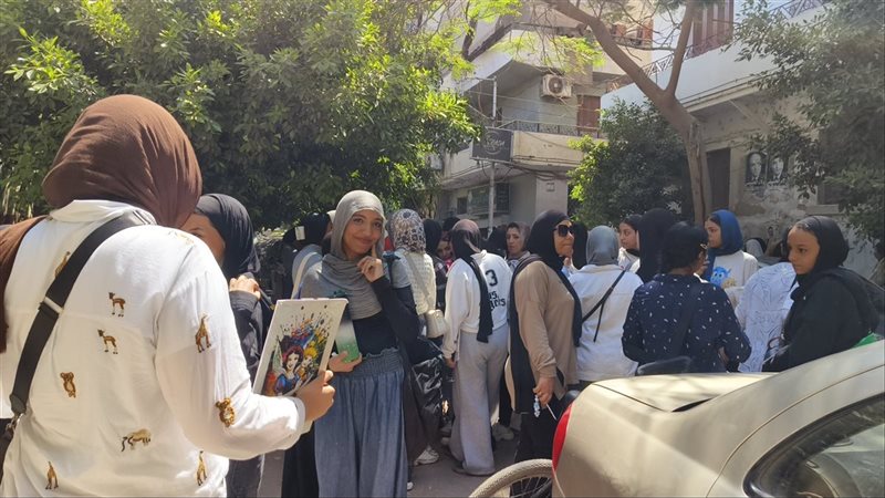 خروج طلاب الإعدادية