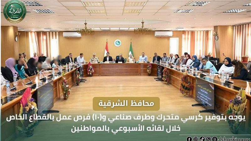  محافظ الشرقية قررات