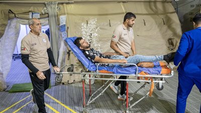 المستشفى الإماراتي العائم في العريش يستقبل 5 حالات جديدة من قطاع غزة