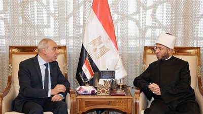 وزير الأوقاف يستقبل رئيس الهيئة العامة للاستعلامات لبحث تعزيز التعاون المشترك 