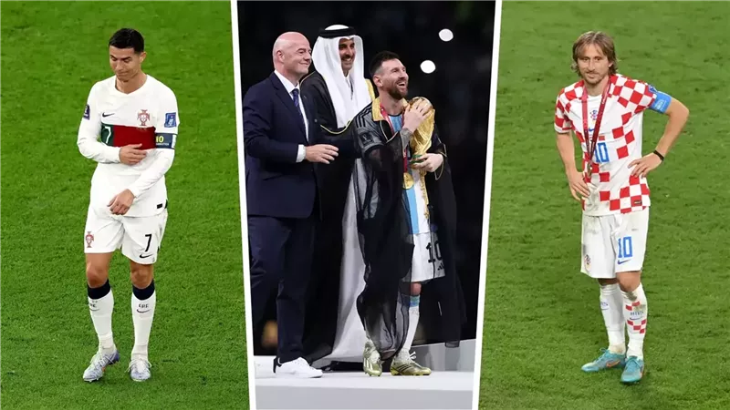 ميسي ورونالدو ومودريتش