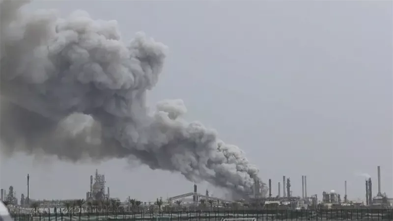 حريق في منشأة بالمعامير