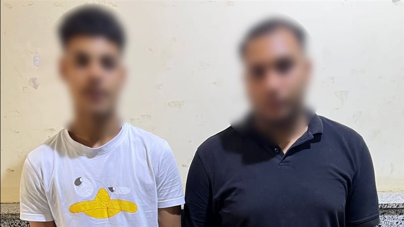 ضبط شخصين تعديا على