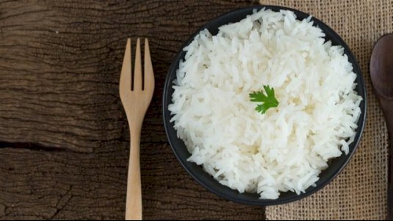 الأرز المطبوخ