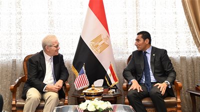 تمكين الشباب وتعزيز التبادل الرياضي، تفاصيل لقاء جوهر نبيل مع السفير الأمريكي 