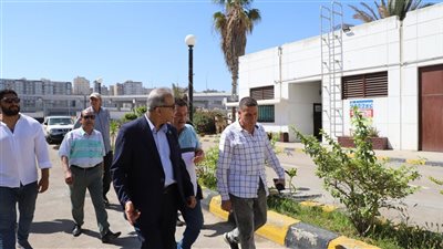 رئيس شركة الصرف الصحي بالإسكندرية يتابع انتظام العمل بمحطة الرأس السوداء