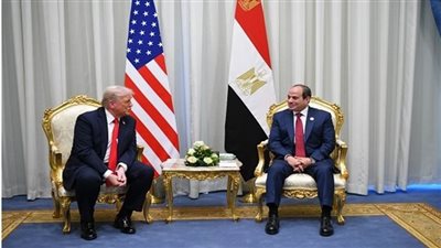  ترامب لـ السيسي: السد الإثيوبي تسبب في مشكلة لمصر ونعمل على حلها 