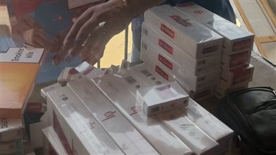 ضبط 268 علبة سجائر مجهولة المصدر خلال حملة تموينية بالوادي الجديد