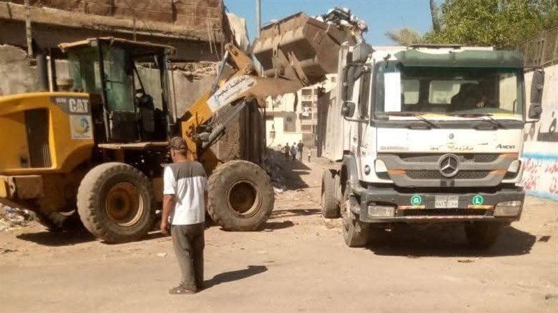 رفع مخلفات القمامة