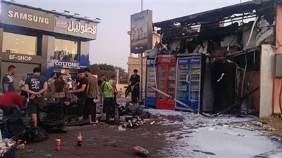 السيطرة على حريق اندلع داخل محل بقالة بالعبور 