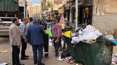 محافظ الدقهلية في جولة لمتابعة الإشغالات وأعمال النظافة بشوارع غرب المنصورة (صور) 