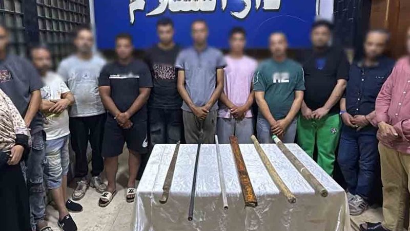 ضبط طرفي مشاجرة باستخدام
