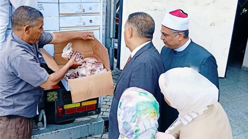 القليوبية تتسلم لحوم