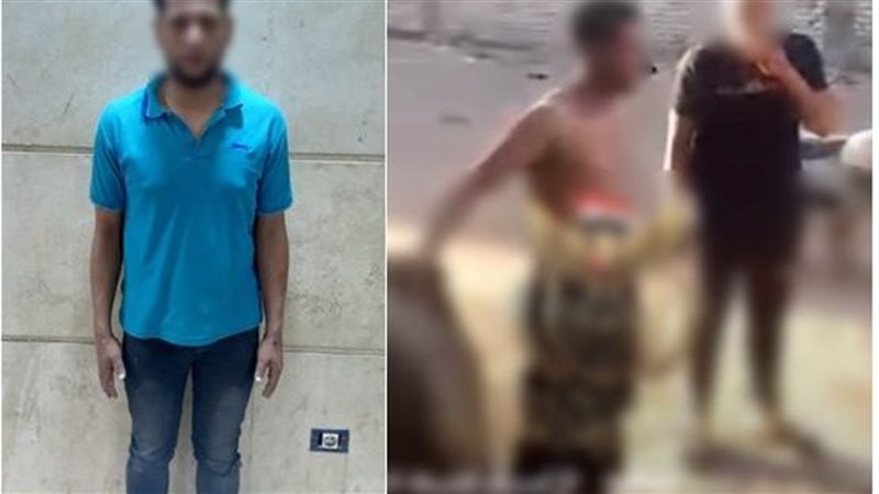 ضبط متهم بالتعدي