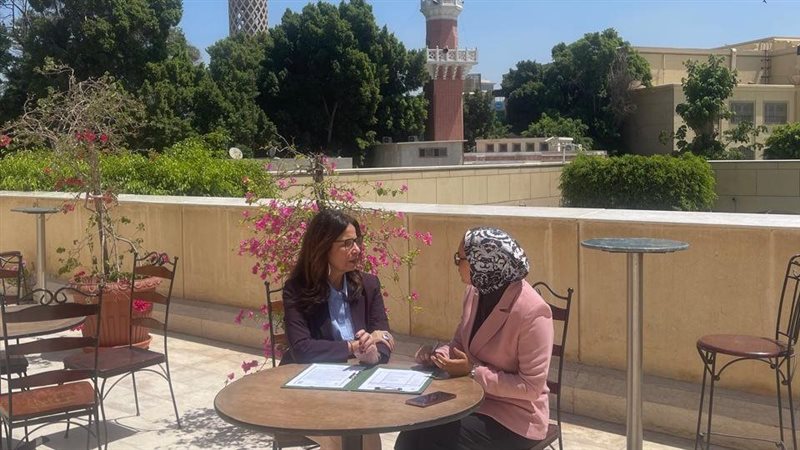 جيهان زكي وزيرة الثقافة