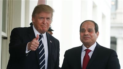 3 رسائل مطمئنة من ترامب للرئيس السيسي 