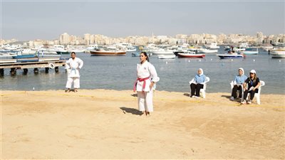 انطلاق منافسات الكاتا الشاطئية بالإسكندرية بحضور قيادات الكاراتيه واتحاد البحر الأبيض المتوسط