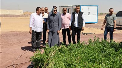 محافظ الوادي الجديد تتابع تطوير موقف الأقاليم الجديد ومصنع تدوير المخلفات الزراعية