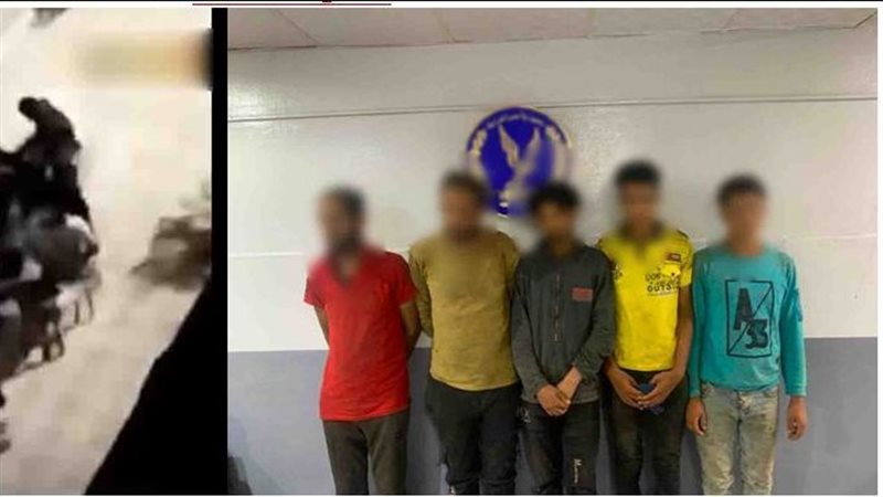 ضبط 5 أشخاص لتشغيل