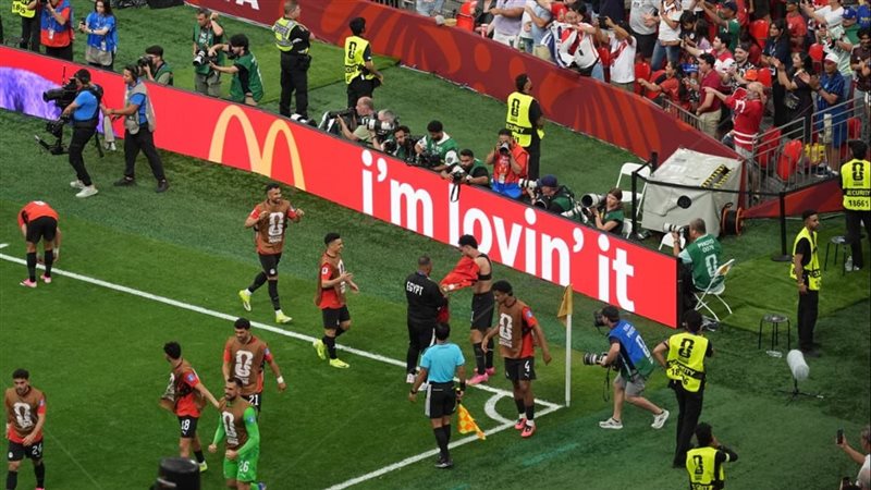  فرحة لاعبي منتخب