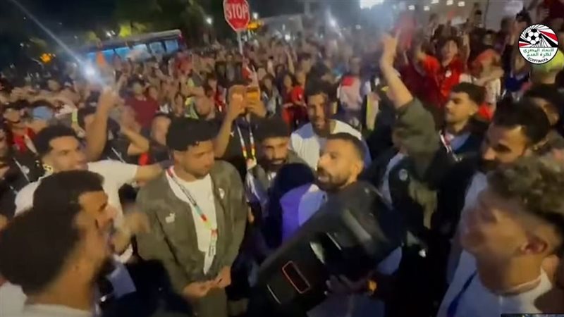 احتفال نجوم منتخب