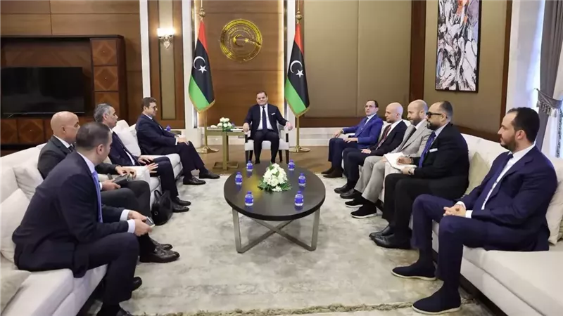 الدبيبة يلتقي رئيس