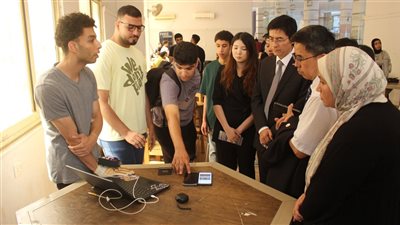 استعراض منظومة الابتكار أمام وفد صيني بجامعة المنصورة (صور) 
