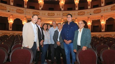 اجتماع موسع بالمسرح القومي لمتابعة تطوير المنطقة الثقافية بالعتبة