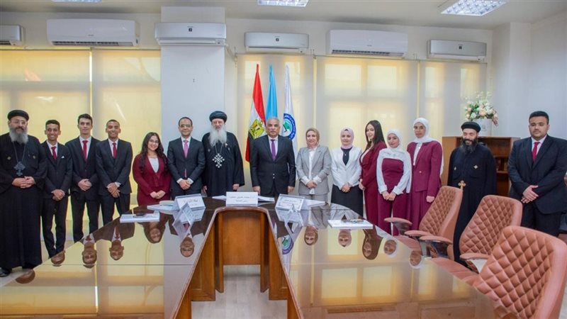 رئيس جامعة طنطا والأنبا