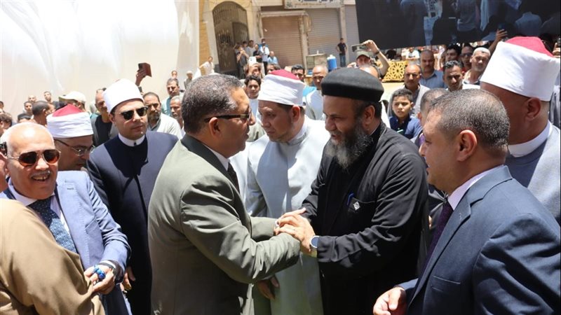 افتتاح مسجد ميت كنانة
