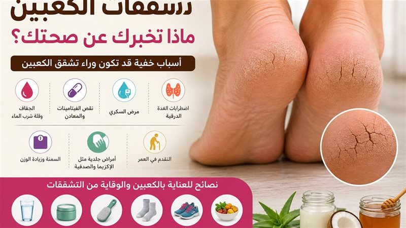 تشققات الكعبين