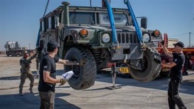 مجلس السلام يعلن وصول أولى المركبات التكتيكية إلى قاعدة القوة المتعددة الجنسيات بغزة (صور)