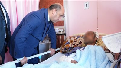 رداد يتابع مصابي حادث القطار السريع: سلامة العمال أولوية لا تقبل التهاون