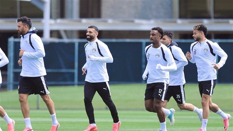 منتخب مصر يستعد لأستراليا،