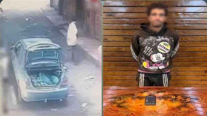 سقوط لص سرق هاتفا