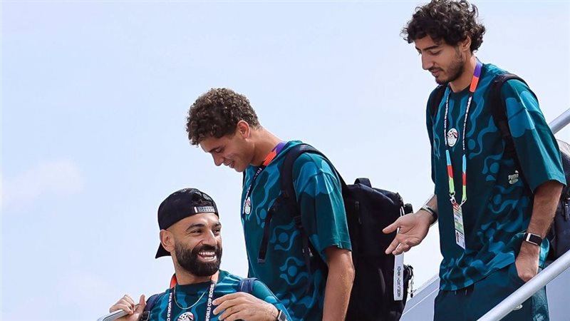 وصول بعثة منتخب مصر