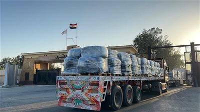 غذاء ودواء ووقود، تفاصيل قافلة «زاد العزة 228» المتجهة إلى غزة