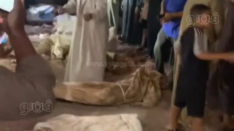 هدم مقابر بمركز ديرب