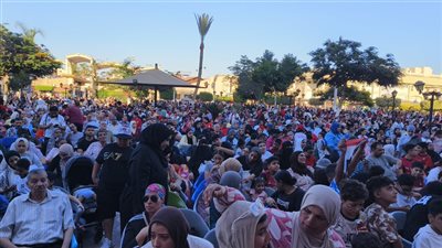 مفيش مكان فاضي، جماهير استاد المنصورة الرياضي تؤازر منتخب مصر أمام الارجنتين (فيديو وصور)   