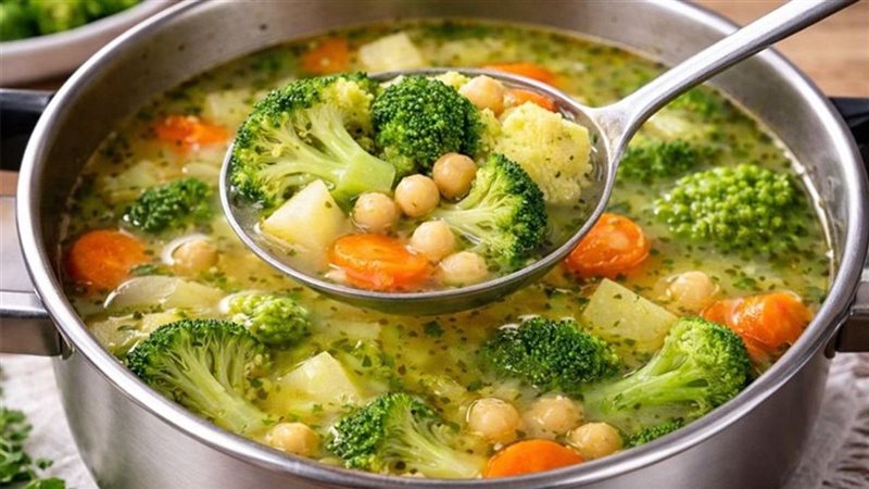 طريقة شوربة الخضار