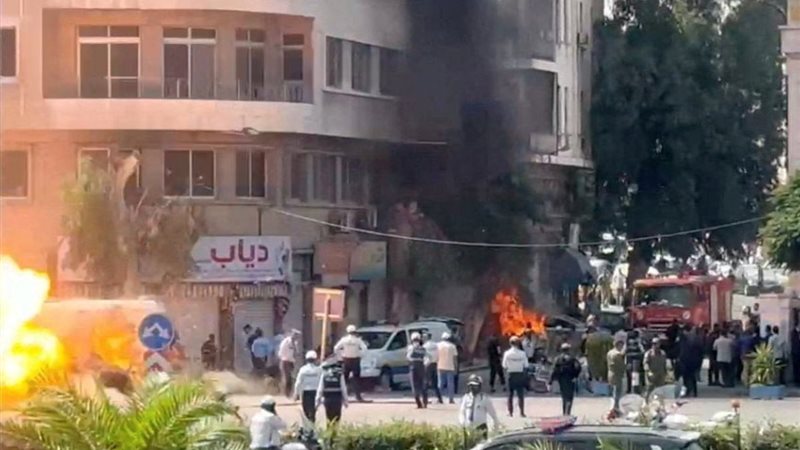 انفجاران فى دمشق،