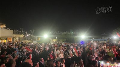 فرحة جماهير أسوان بالهدف الثاني للمنتخب في مباراة الأرجنتين (فيديو وصور)