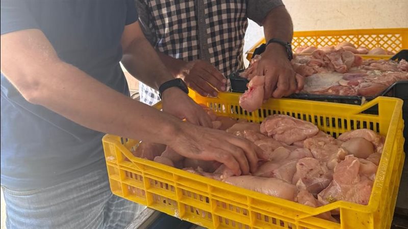 ضبط طن لحوم ودواجن