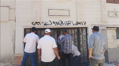 غلق وتشميع عدد من المنشآت المخالفة في حملة مكبرة بدمياط الجديدة