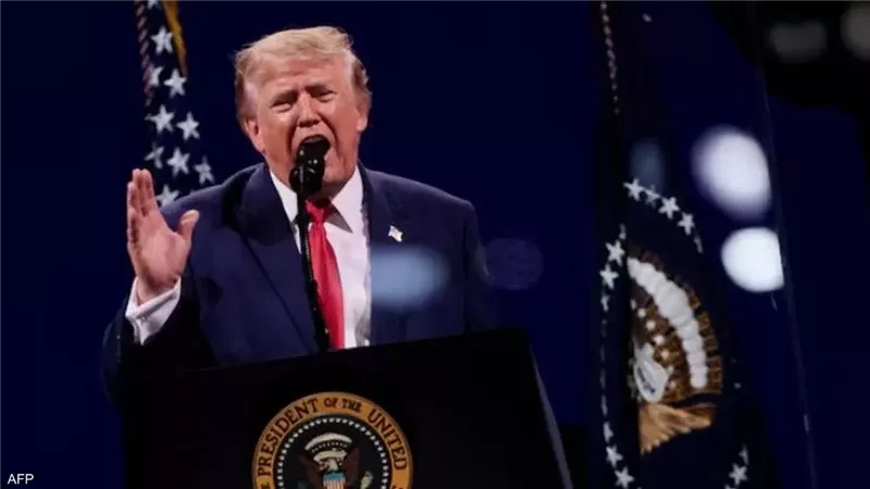 الرئيس الأمريكي دونالد