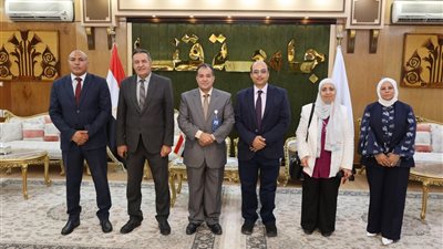 لمعادلة البكالوريوس، لجنة قطاع الحاسبات والمعلومات تفحص برنامج الذكاء الاصطناعي بجامعة جنوب الوادي